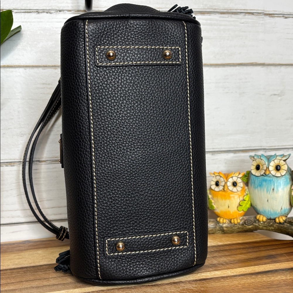 Dooney & Bourke Black Tassel Shoulder Bag - Picture 10 of 13